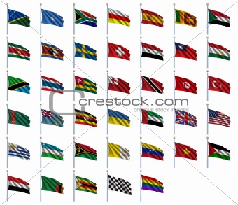 World Flags Set 4 of 4