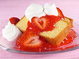 Pound Cake, Strawberries, & Cream