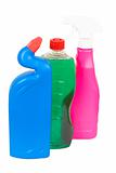 Variety of cleaning products