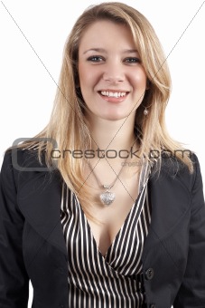 Beautiful blonde businesswoman 