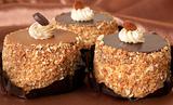 Miniature chocolate cakes