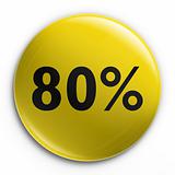Badge - 80 percent off