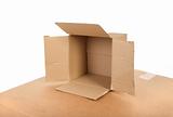 small open cardboard box