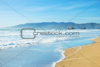 Beach in San Francisco California