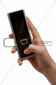 Phone in a hand