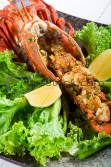 cooked lobster