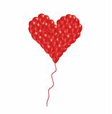 heart from balloon