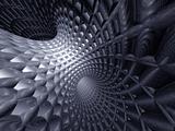 3d abstract tunnel