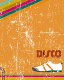 retro disco poster