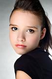 Beautiful young girl portrait