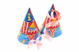 Party Hats with Curling Ribbon
