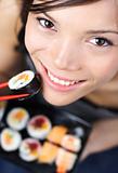 Sushi woman
