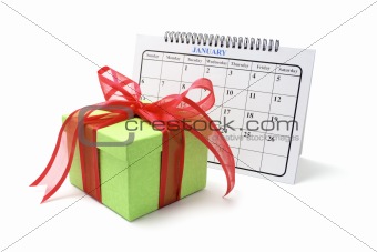 Gift Box and Calendar