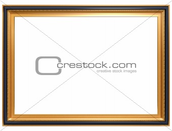 Rectangular antique picture frame