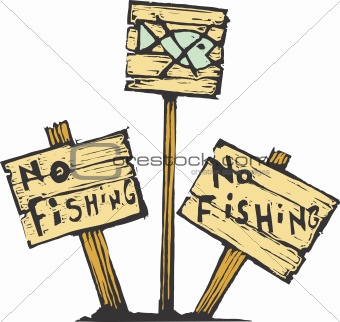 no fishing sign clip art