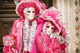 Carnival couple in Venice