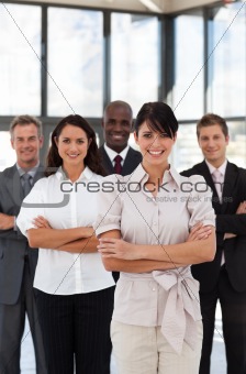 Vertical Portrait of a female Business leader