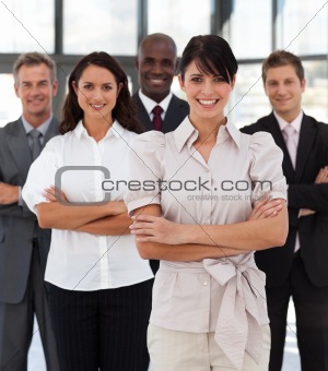 Vertical Portrait of a female Business leader