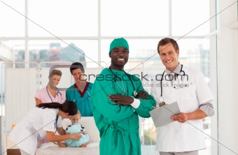 Group of Doctors working together