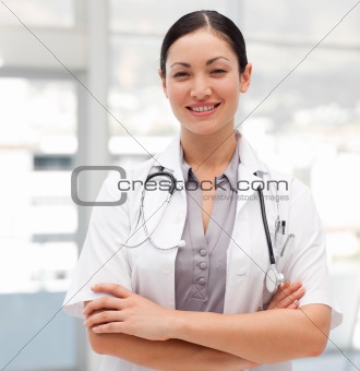 Happy Female Doctor smiling