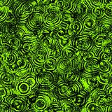 grunge green circles
