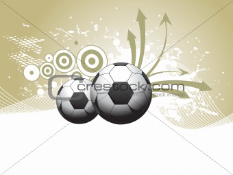  vector football background with wave