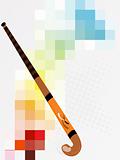 abstract background with hockey stick