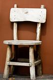 outdated wooden chair