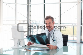 Doctor with a positive Expression