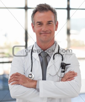 Mature Doctor Smiling 