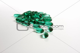 Green Transparent Capsules
