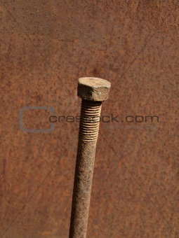 Background - a rusty bolt