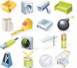 Vector objects icons set. Part 9