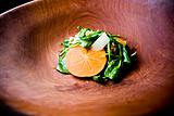 Persimmon and arrugula salad