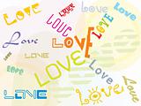 artistic and creative love background