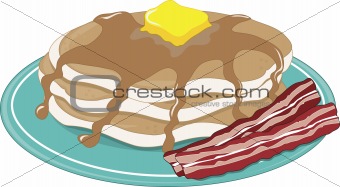 Pancakes Bacon