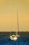 Sailboat in twilight