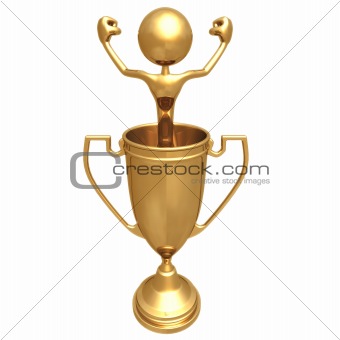 Winner In Trophy Cup