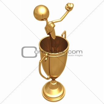 Winner In Trophy Cup