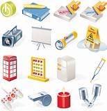 Vector objects icons set. Part 14