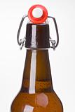 beer bottle with swing top closure