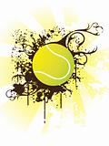 tennis ball, illustration