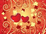 valentines shining heart, banner17