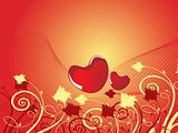 valentines shining heart, banner18