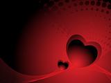 valentines shining heart, banner24