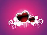 valentines shining heart, banner37