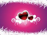 valentines shining heart, banner38
