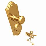Key To Door Lock