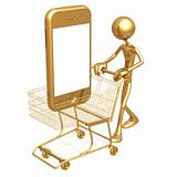 Touch Screen Cell Phone Shopping Cart