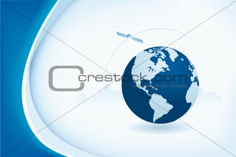 abstract background with globe